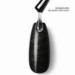 LED/UV Sparkling No Wipe Top Coat – Glitter Effect