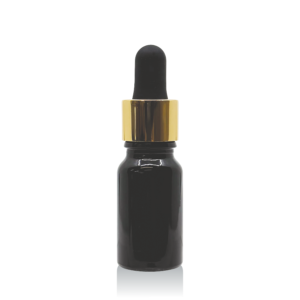 GOLD DROPPER BLACK BOTTLE 10ML